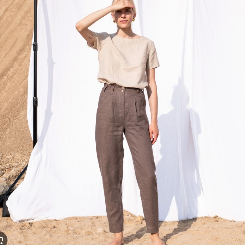 notPERFECTLINEN Damme Trousers